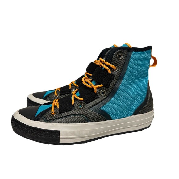 NEW Converse Mens Size 9 Chuck 70 Tech Hiker High Top Sneakers Teal Field Orange - Picture 4 of 9